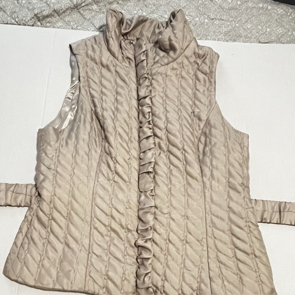 White House black market Women’s Large L Quilted Lined Puffer Vest